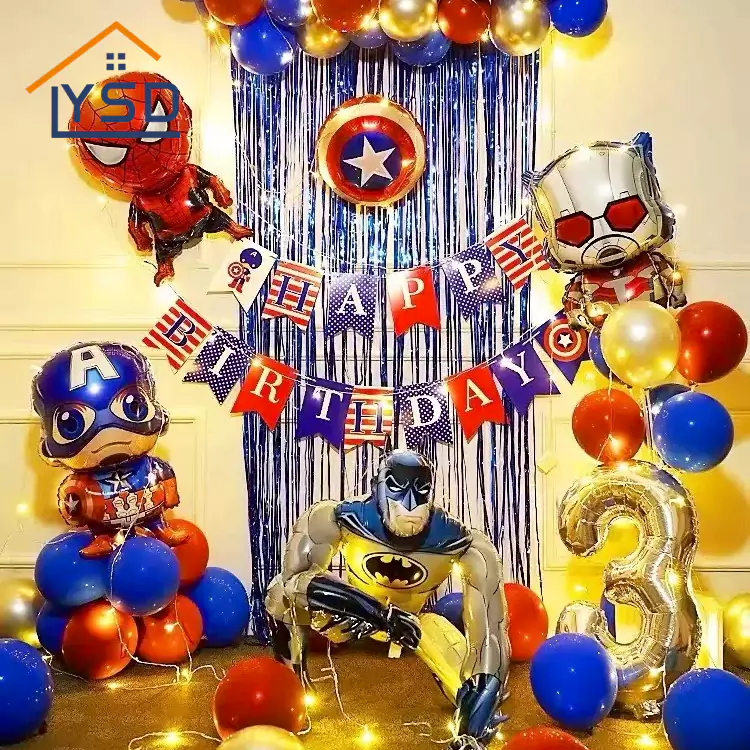 Fiúk boldog születésnapot fólia ballon