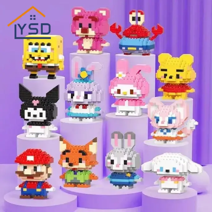 Rajzfilm építőkockák