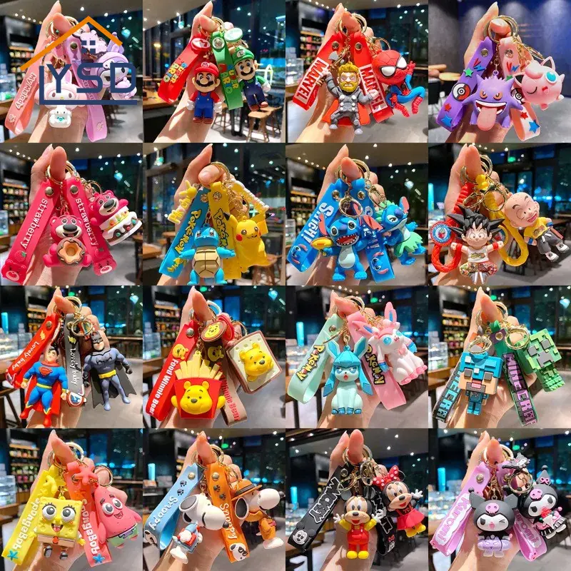 Rajzfilm kulcstartó