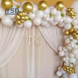 White Wedding Balloon Arch