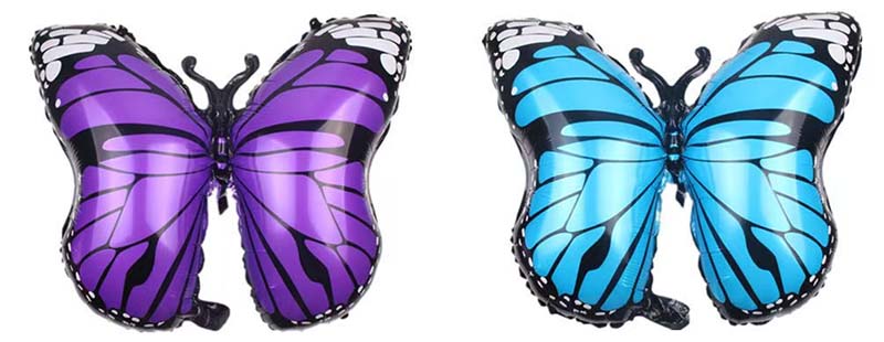 Butterfly foil balloon