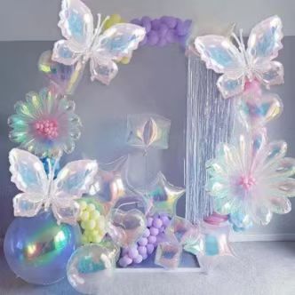 Lézeres fóliás léggömbök