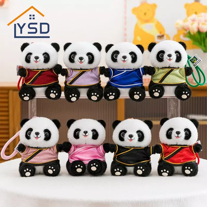 Panda kulcstartó