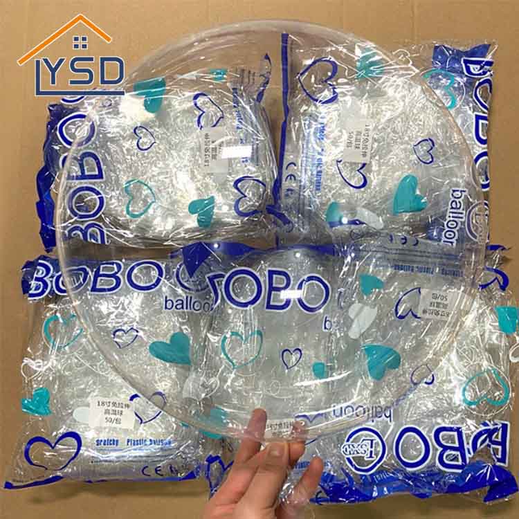Előre megfoltott bobo ballon